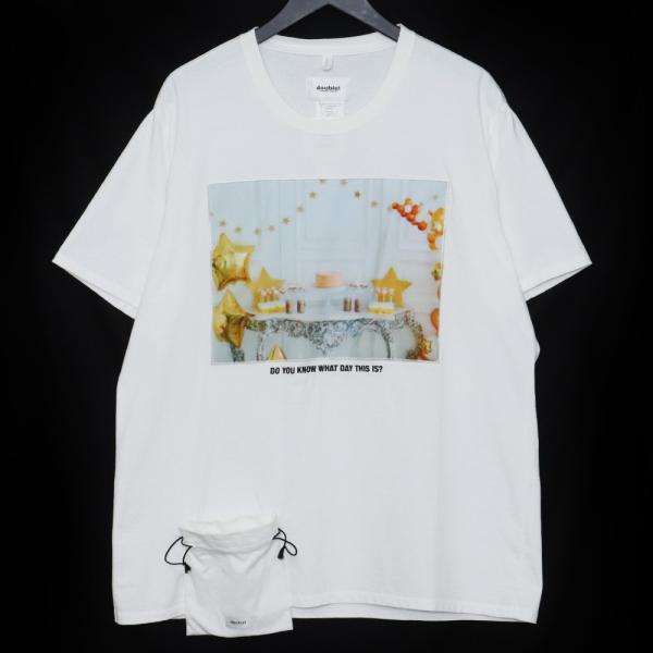 DOUBLET D.I.Y ALPHABET T-SHIRT Mサイズ ホワイト 21SS22CS1...