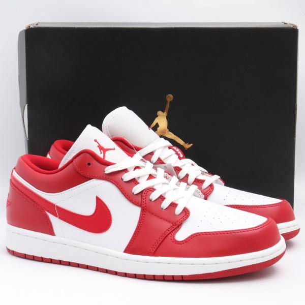 未使用 28cm NIKE Air Jordan 1 Low Gym Red/White 55355...