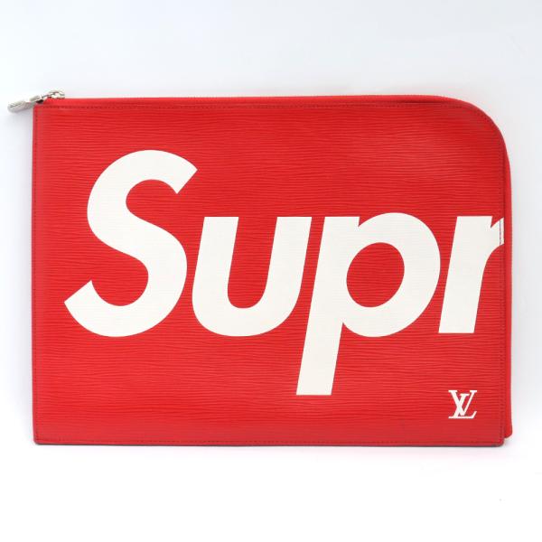 SUPREME × LOUIS VUITTON エピ ポシェット ジュールGM PO.JOUR GM...