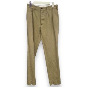 WACKO MARIA 24SS CORDUROY PLEATED TROUSERS GREEN コーデュロイ