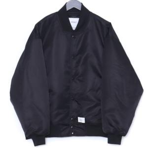WTAPS WMILL-LS 01 ブラックミリタリージャケット ダブルタップス WTAPS ダブルタップス アウター WMILL-65/JACKET. NYCO.SATIN
