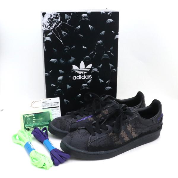 30cm ADIDAS × YOUTH OF PARIS CAMPUS 80S スニーカー ブラック...