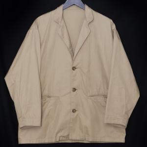 PORTER CLASSIC GABARDINE WIDE JACKET Sサイズ ベージュ ポータークラッシック ギャバジンワイド テーラードジャケット コットン