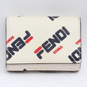 FENDI × FIRA 三つ折り財布 ホワイト フェンディ フィラ レザーウォレット｜graiz