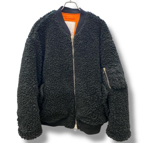 READYMADE TEDDY JESSE JACKET サイズ3 ブラック RE-FU-BK-00...