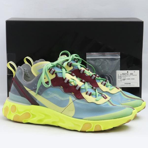 27.5cm NIKE × UNDERCOVER React Element 87 Blue/Yel...
