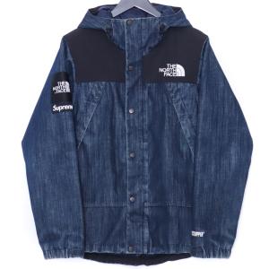 SUPREME × THE NORTH FACE Denim Dot Shot Jacket Sサイズ インディゴ NP01540I シュプリーム ザノースフェイス デニムドットショットジャケット マウンテン