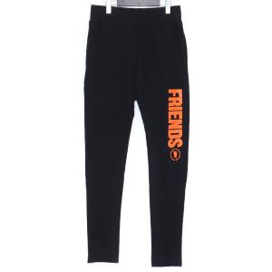 VLONE × FRAGMENT SWEAT PANTS Mサイズ ブラック ヴィーロン フラグメント スウェットパンツ ロゴ プリント｜graiz