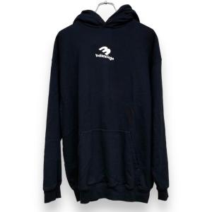 BALENCIAGA 22AW Medium Fit Hoodie パーカー サイズXS ブラック JP57 2022 01156 バレンシアガ プルオーバーフーディー｜graiz