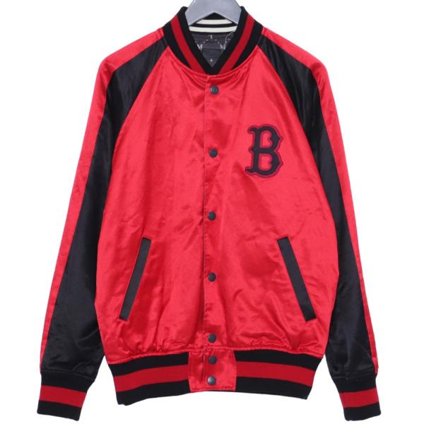 TMT VINTAGE SATIN REVERSIBLE BLOUSON Lサイズ レッド TJK-...