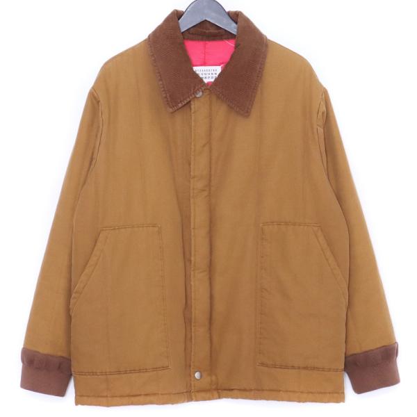 MAISON MARGIELA Quilted Work Jacket サイズ46 ブラウン S50...