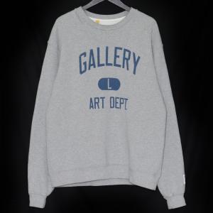 GALLERY DEPT. ART DEPT CREWNECK SWEAT SHIRT Lサイズ グレー ギャラリーデプト アートデプトクルーネックスウェットシャツ トレーナー｜graiz