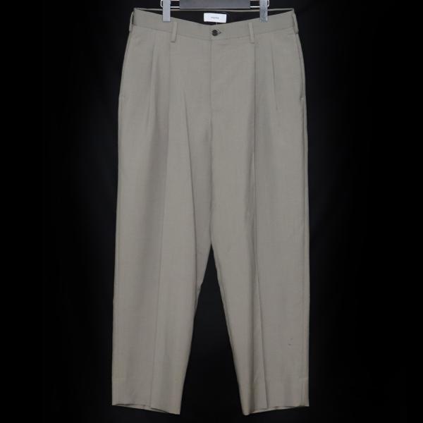 MARKA 2TUCK COCOON FIT WOOL MOHAIR TROPICAL 2 グレー ...