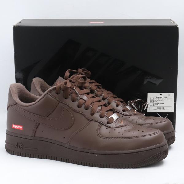 29cm NIKE × SUPREME Air Force 1 Low Baroque Brown ...