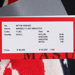 未使用 23AW MASU MARBLE FL...の詳細画像5