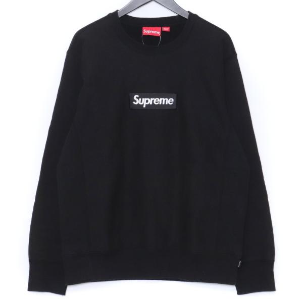 SUPREME Box Logo Crewneck Mサイズ ブラック シュプリーム ボックスロゴク...