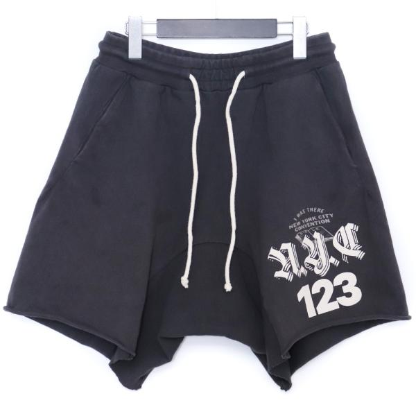 RRR123 スウェットショートパンツ サイズ1 ブラック リヴィントンロイレビス ショーツ SWE...