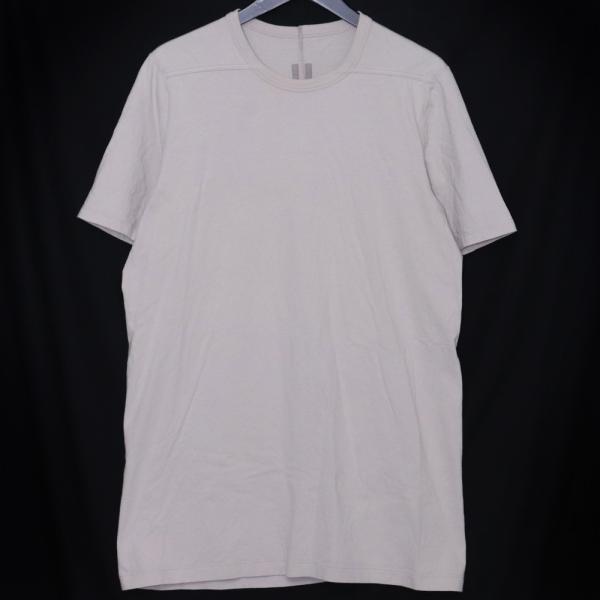RICK OWENS レベルTシャツ Mサイズ ライトグレー RU02A5264-JA リックオウエ...
