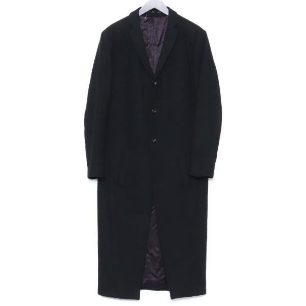 ATO ウール混コート サイズ46 ブラック AM15C-004 アトウ Wool Coat