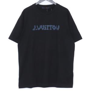 LOUIS VUITTON テルモヒートリアクティブプリントTシャツ XXLサイズ ブラック RM221M NPG HMY13W ルイヴィトン 半袖カットソー