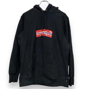 SUPREME × COMME DES GARCONS SHIRT 17SS Box Logo Hooded Sweatshirt プルオーバーパーカー M ブラック シュプリーム コムデギャルソンシャツ｜graiz