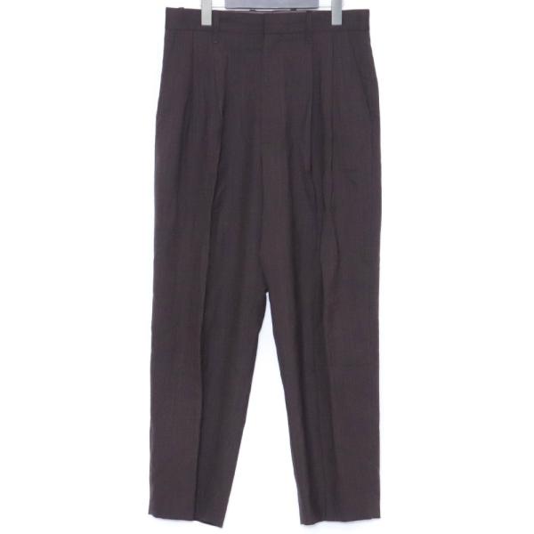 STEIN EX WIDE TAPERED TROUSERS Sサイズ ブラウン ST-219-1 ...