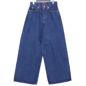 未使用 MASU MB BAGGY JEANS サイズ42 インディゴ B25F9PL001 エムエーエスユー バギーデニムパンツ ジーンズ ワイド