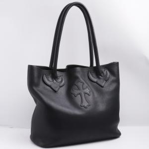 CHROME HEARTS FSトートバッグ セメタリークロスパッチ ブラック 