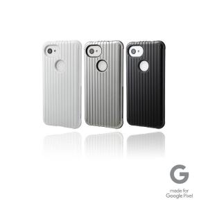 【アウトレット 定価￥4,583】GRAMAS COLORS グラマス Google Pixel 3a ケース "Rib" Hybrid Shell Case 高級 ビジネス ギフト