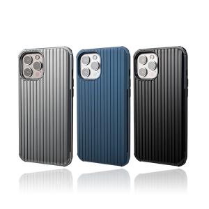 GRAMAS グラマス iPhone 12 Pro Max "Rib-Slide" Hybrid Shell Case スマホケース カバー 耐衝撃 高級 ビジネス ギフト