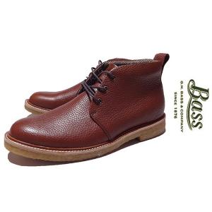 新品 G.H.BASS Chukka boots ジーエイチバス チャッカ ブーツ ブラウン レザー メンズ シューズ クレープソール 7.5M 正規品 (A1519-BSG0001)｜gramercy