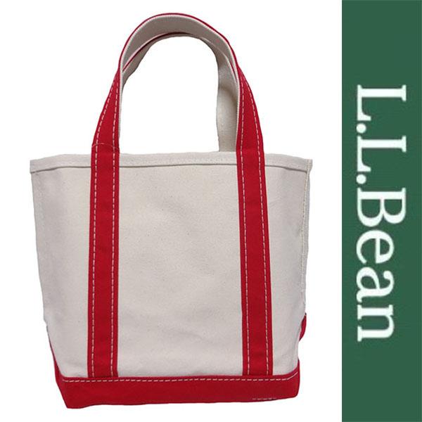 訳あり品 LLBean TOTE BAG トート バッグ エルエルビーン キャンバス コットン レッ...