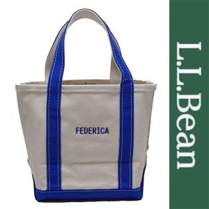 訳あり品 LLBean TOTE BAG トート バッグ エルエルビーン キャンバス コットン ブル...