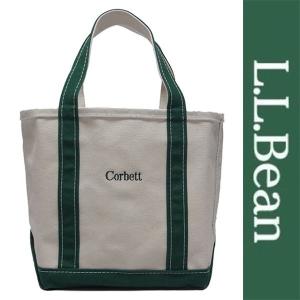 訳あり品 LLBean TOTE BAG トート バッグ エルエルビーン キャンバス コットン グリーン ホワイト 手さげ アメリカ USA アウトドア 正規品 (F1515-LLG0006)｜gramercy