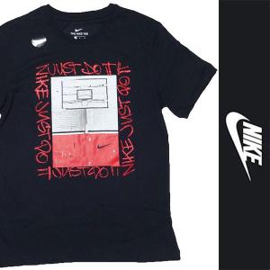 新品 NIKE S/S T-SHIRT ナイキ 半袖 Tシャツ ブラック コットン スウッシュ バスケットボール フープ スポーツ M 正規品｜GRAMERCY