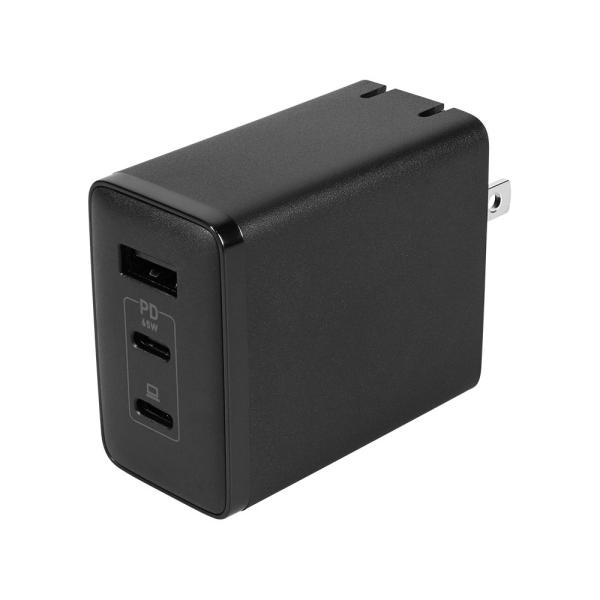 オウルテック モバイルバッテリー OWL-APD65C2A1GR-BK [正規代理店] ブラック 軽...