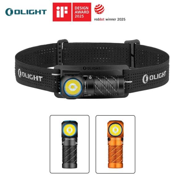 OLIGHT オーライト Perun 3 Mini ブラックCW ブラックHCRI オレンジ ヘッド...