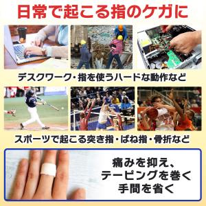 指サポーター ばね指 突き指 腱鞘炎 関節痛 ...の詳細画像3