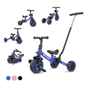 besrey 子供用三輪車 手押し棒 XIN1 バランスバイク 1歳から5歳まで 折りたたみ 軽量 誕生日プレゼント お祝いギフト