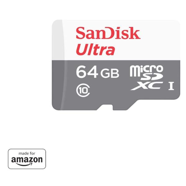 (10年保証) サンディスク microSDカード 64GB SDカードアダプタ付き 【Made f...