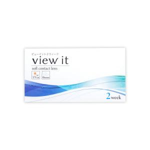 【1箱】ビューイット 2week（6枚）含水率38% UVカット 高度数対応 コンタクト コンタクトレンズ 2week ツーウィーク