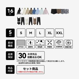水着 レディース ラッシュガード 上下 セット...の詳細画像2