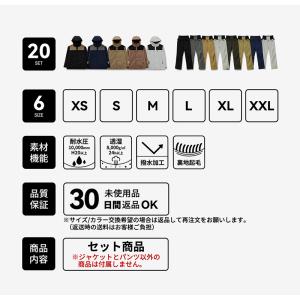 スキーウェア スノーボードウェア メンズ 上下...の詳細画像2