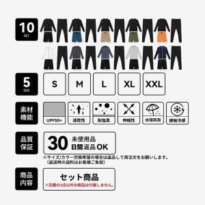 水着 メンズ 上下 セット 上下セット 長袖 ...の詳細画像2