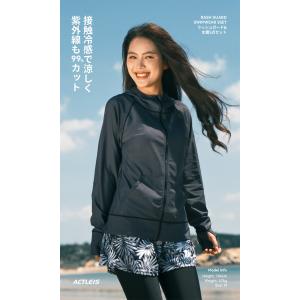 水着 レディース ラッシュガード 上下 セット...の詳細画像1