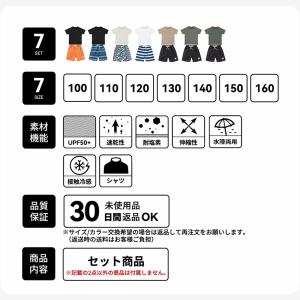 水着 男の子 セパレート 男子 男児 キッズ ...の詳細画像2