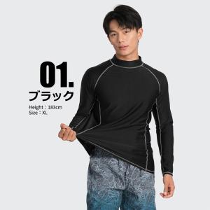 ラッシュガード メンズ 長袖 シャツ tシャツ...の詳細画像4