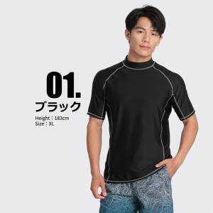 ラッシュガード メンズ 半袖 シャツ tシャツ...の詳細画像4