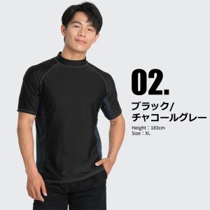 ラッシュガード メンズ 半袖 シャツ tシャツ...の詳細画像5