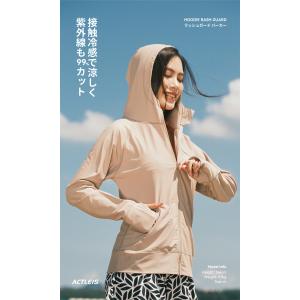 ラッシュガード レディース 長袖 パーカー u...の詳細画像1